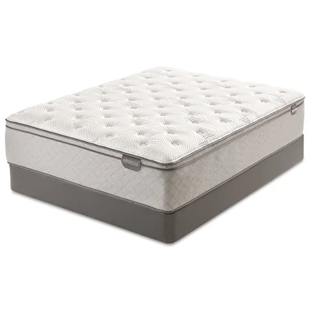 King Euro Top Pocketed Coil Mattress and 9" Steel Coil Boxspring